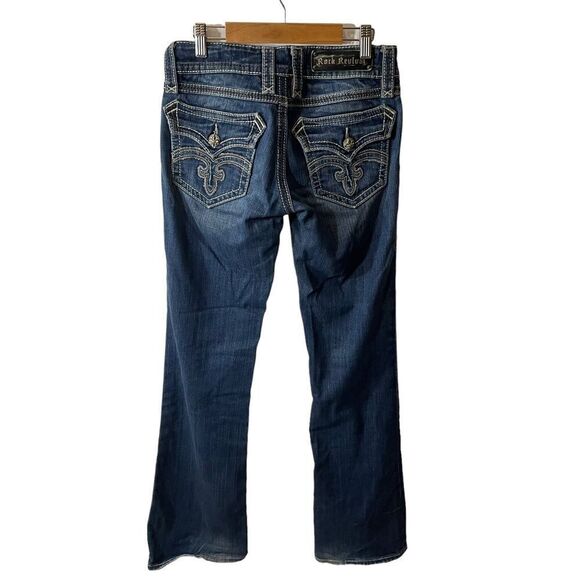 Rock Revival Y2K Debbie Boot Cut Low Rise Jeans Size 26 - Picture 4 of 7